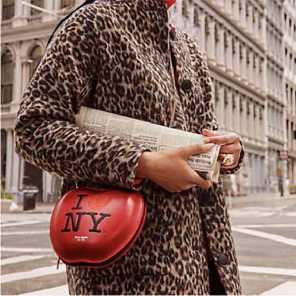 I Love NY X Kate Spade New York Big Apple Crossbody / NWT - Picture 7 of 7